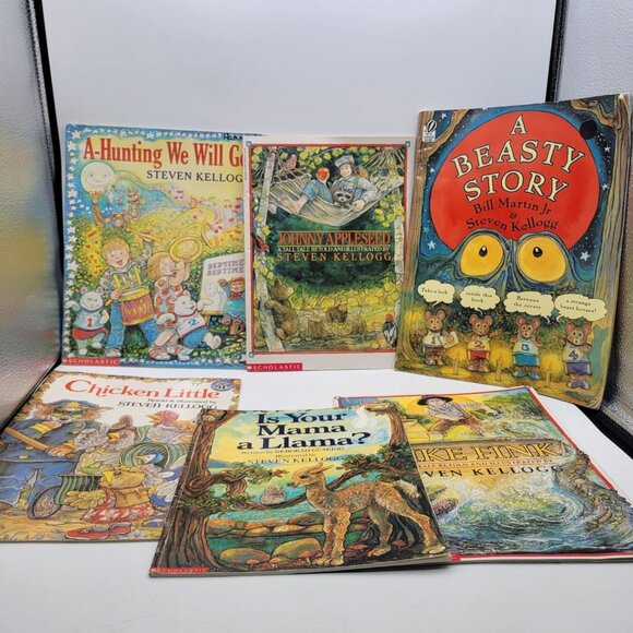 Children's Picture Book Lot of 6 Stories Illustrated by Steven Kellogg - BK045 - Picture 1 of 8